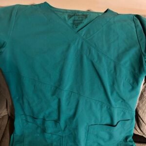 Grey's Anatomy Turquoise Scrub Top